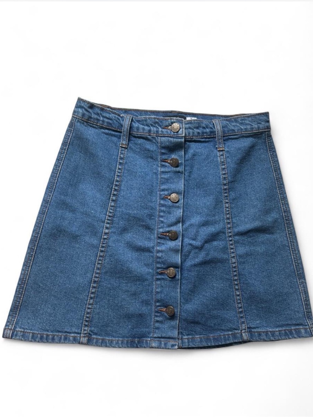 BDG urban outfitters Denim Button-Front A-Line Skirt